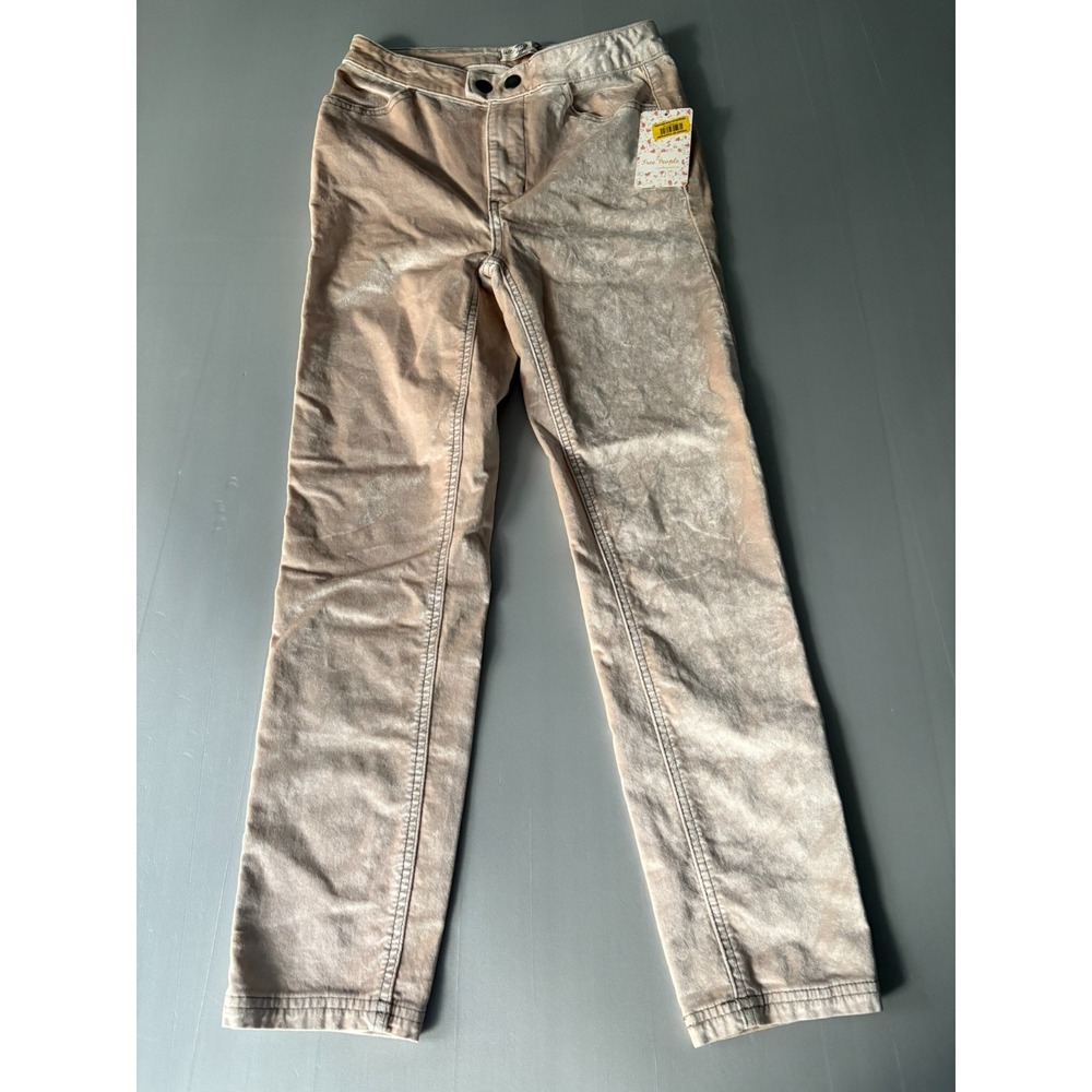 NWT Free‎ People We The Free Velvet Corduroy Pants Size 25 Champagne MSRP $98